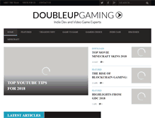 Tablet Screenshot of doubleupgaming.com